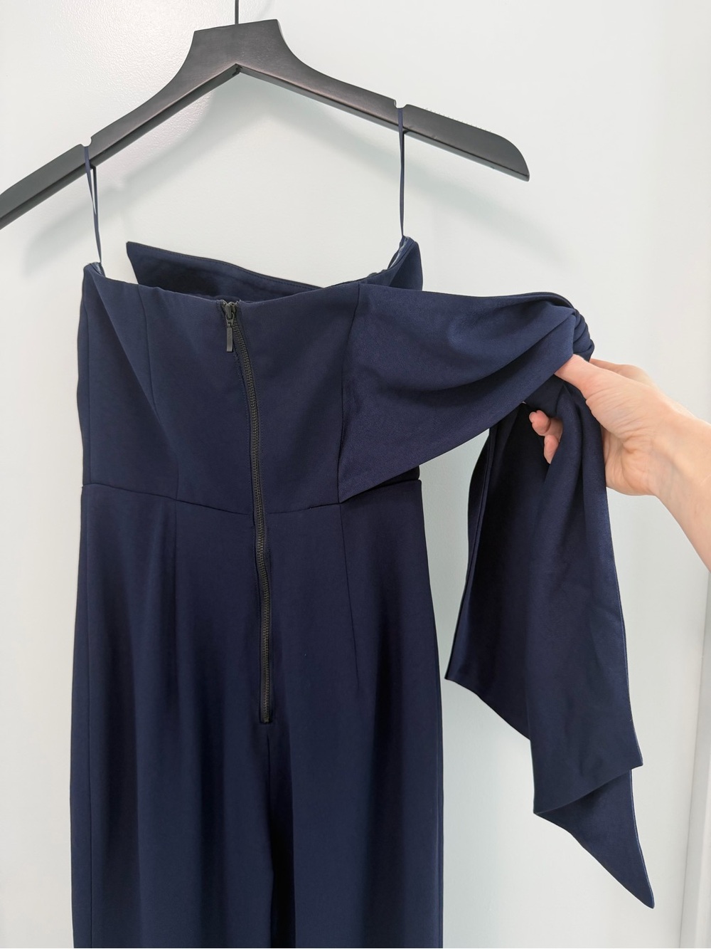 Misha Collection Nezan Jumpsuit in Midnight Blue 0 - Picture 8 of 9